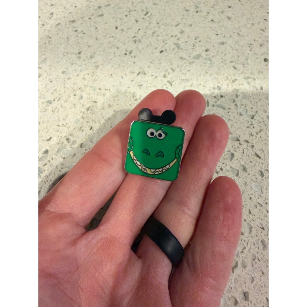 Disney Shanghai Disneyland Toy Story Square Face Pins Rex Pixar SDR Pin Trading